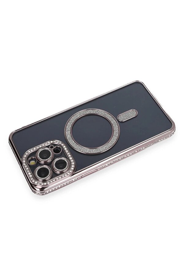 İphone 14 Pro Kılıf Joke Si̇mli̇ Magneti̇csafe Kılıf - Gri̇ - Dropx4949-1184