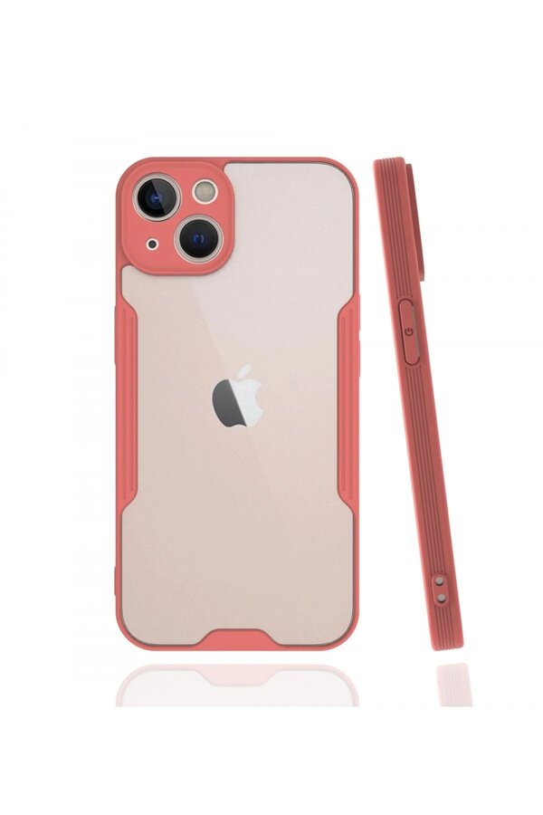İphone 13 Kılıf Plati̇n Si̇li̇kon - Pembe - Dropx8951-9128