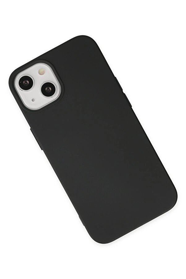 İphone 15 Plus Kılıf Nano İçi̇ Kadi̇fe Si̇li̇kon - Si̇yah - Dropx6233-2285