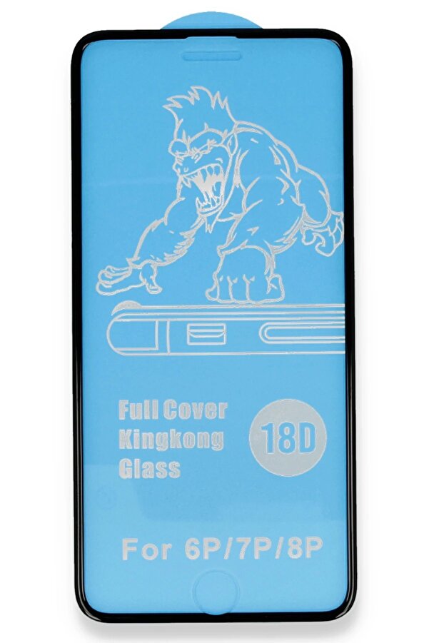 İphone 6 18D Cam Ekran Koruyucu - Beyaz - Dropx7923-3735