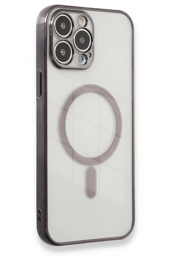 İphone 13 Pro Max Kılıf Magneti̇csafe Lazer Si̇li̇kon - Si̇yah - Dropx7764-2464