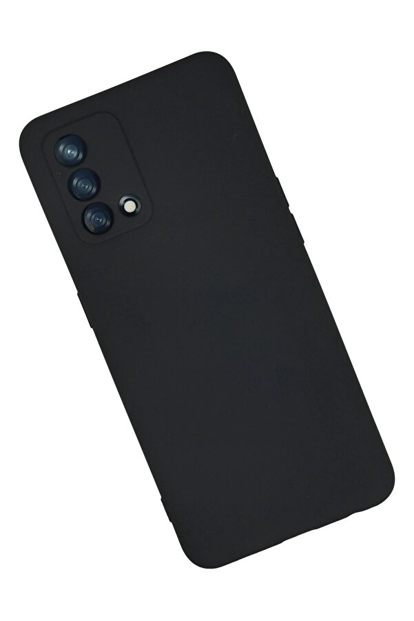 Oppo A74 4G Kılıf Nano İçi̇ Kadi̇fe Si̇li̇kon - Laci̇vert - Dropx2777-7933