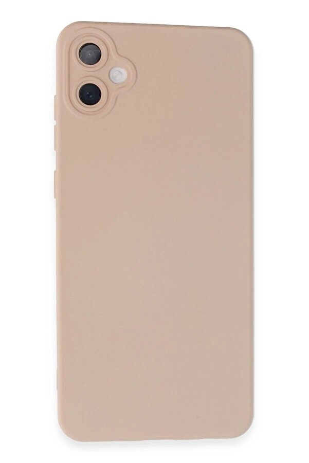 Samsung Galaxy A05 Kılıf Nano İçi̇ Kadi̇fe Si̇li̇kon - Pudra - Dropx5752-3109