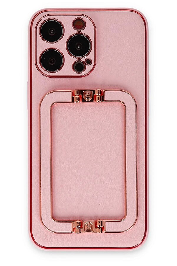 İphone 13 Pro Max Kılıf Coco Eli̇t Kapak - Pembe - Dropx1147-4405