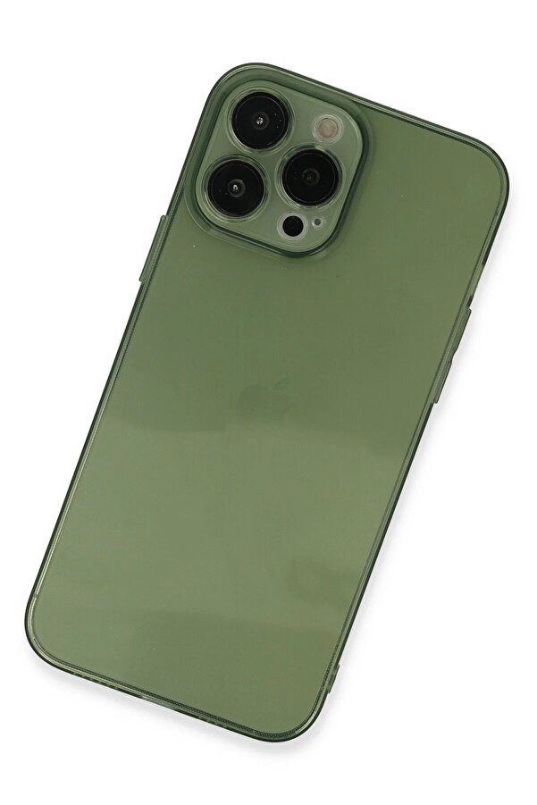 İphone 13 Pro Max Kılıf Fly Lens Si̇li̇kon - Yeşi̇l - Dropx9702-6955