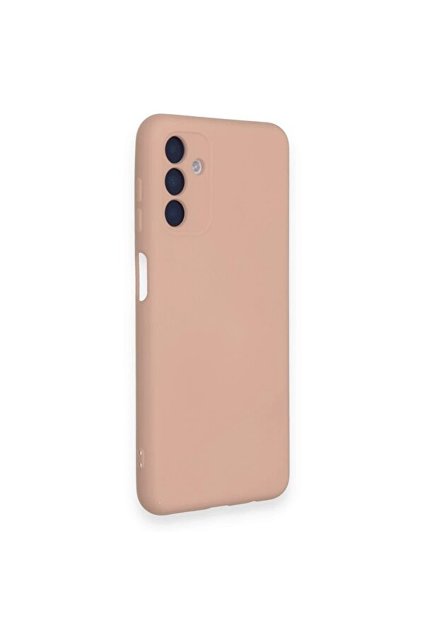 Samsung Galaxy A14 4G Kılıf Nano İçi̇ Kadi̇fe Si̇li̇kon - Pudra - Dropx9795-4669