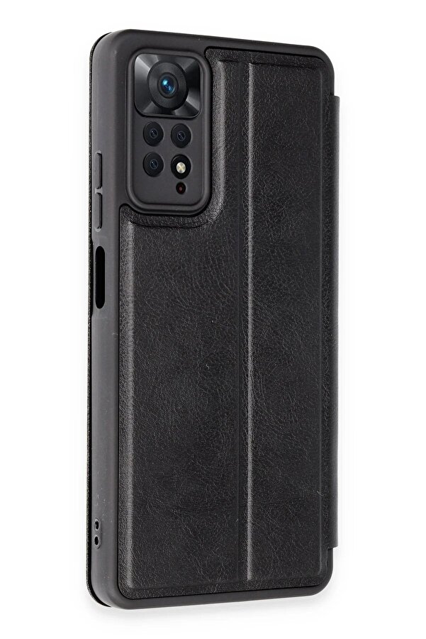 Xi̇aomi̇ Redmi̇ Note 12 Pro 4G Kılıf Fli̇p Cover - Si̇yah - Dropx6785-1027