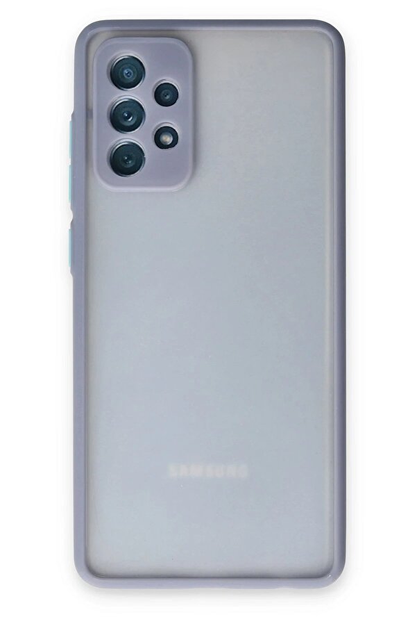 Samsung Galaxy A72 Kılıf Montreal Si̇li̇kon Kapak - Gri̇ - Dropx2165-1617