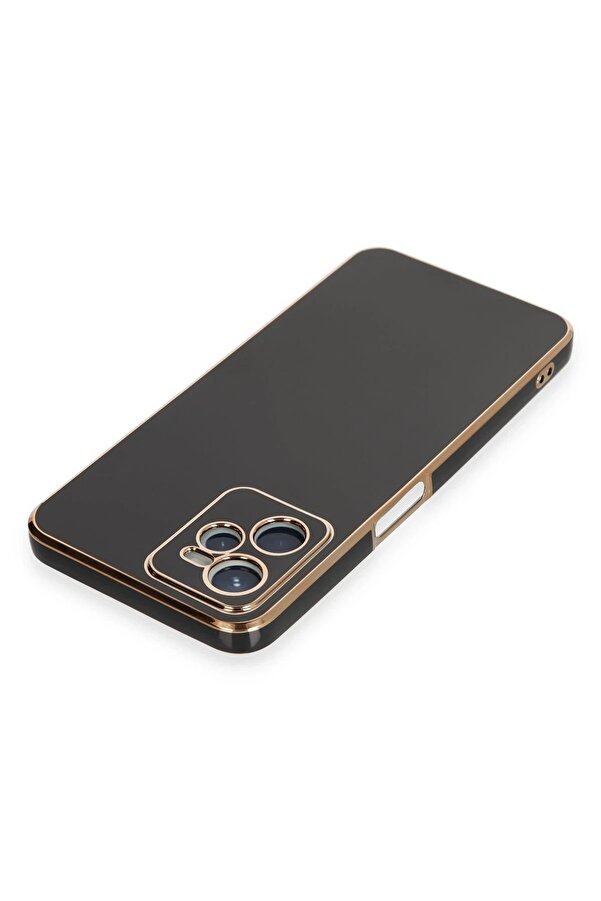 Realme C35 Kılıf Volet Si̇li̇kon - Si̇yah - Dropx4344-3860