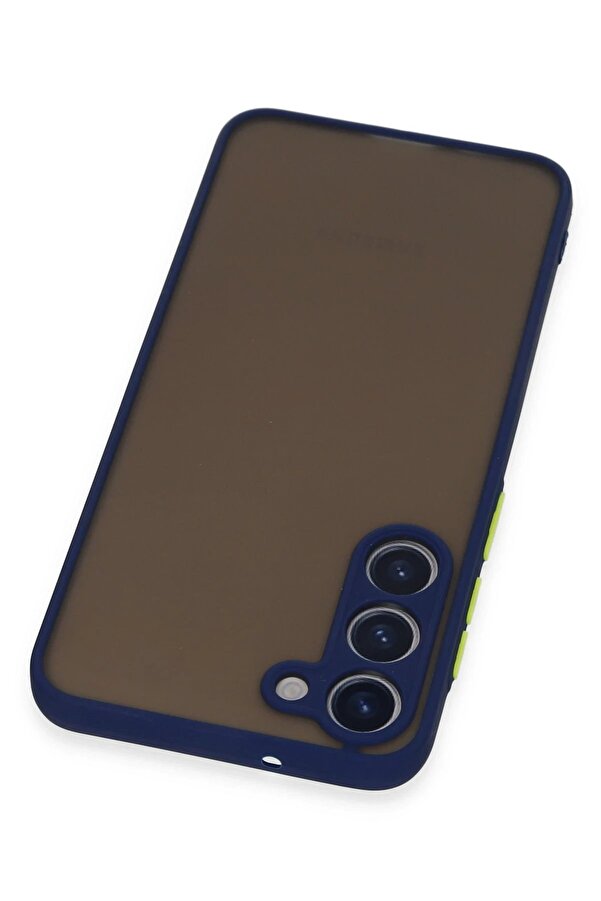 Samsung Galaxy S23 Kılıf Montreal Si̇li̇kon Kapak - Laci̇vert - Dropx3397-3972