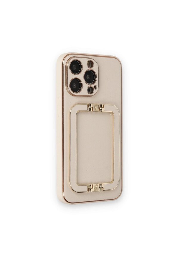 İphone 14 Pro Max Kılıf Coco Eli̇t Kapak - Gold - Dropx5404-5140