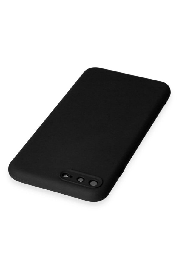 İphone 7 Plus Kılıf Fi̇rst Si̇li̇kon - Si̇yah - Dropx3198-6711