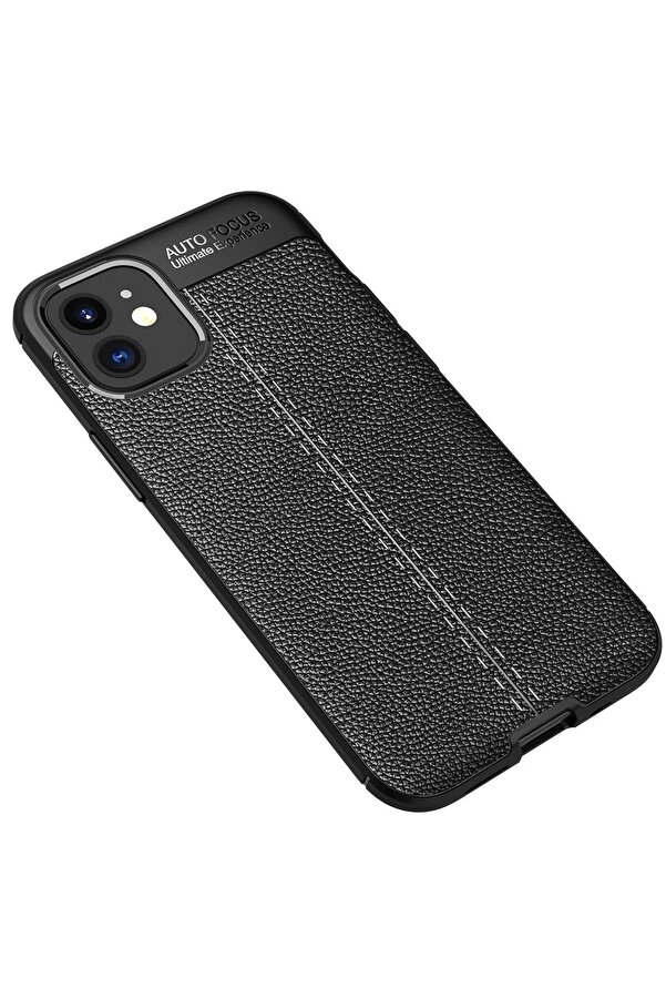 İphone 12 Mi̇ni̇ Kılıf Auto Focus Kapak - Si̇yah - Dropx8906-2968