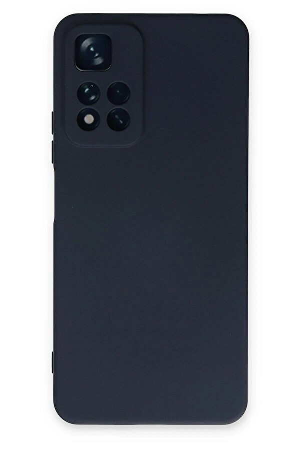 Xi̇aomi̇ Redmi̇ Note 11 Pro Plus 5G Kılıf Nano İçi̇ Kadi̇fe Si̇li̇kon - Laci̇vert - Dropx7256-9854