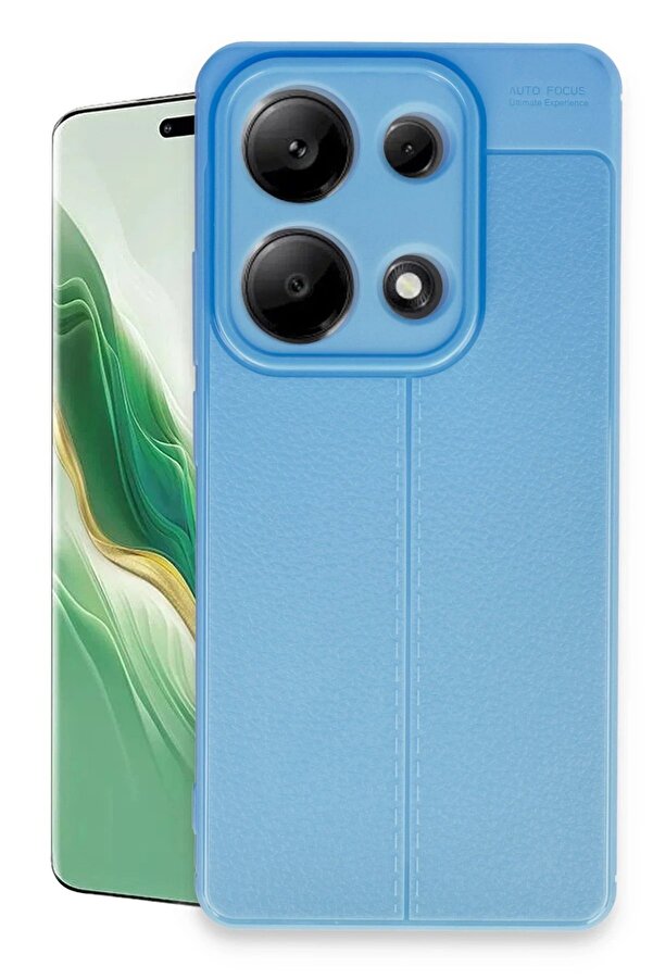 Xi̇aomi̇ Redmi̇ Note 13 Pro 4G Kılıf Auto Focus Kapak - Mavi̇ - Dropx7070-3655
