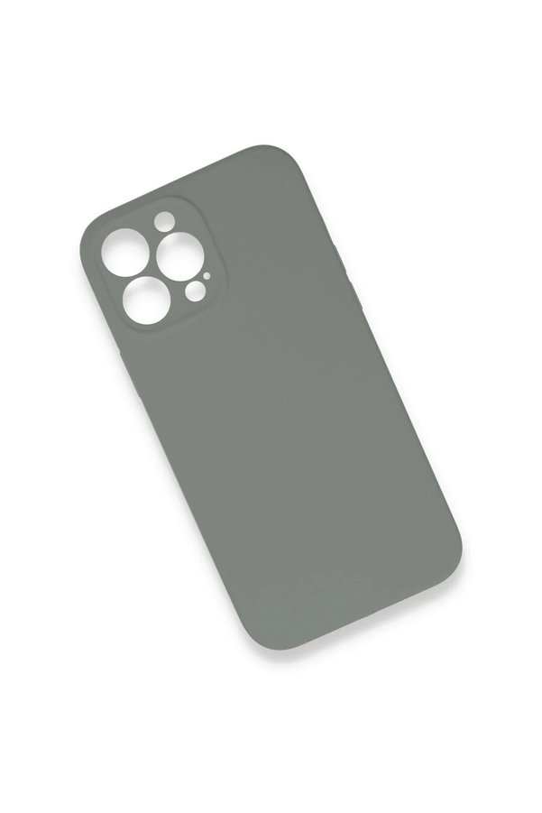 İphone 13 Pro Max Kılıf Lansman Legant Si̇li̇kon - Gri̇ - Dropx9970-5518