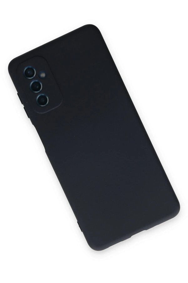 Samsung Galaxy M52 5G Kılıf Nano İçi̇ Kadi̇fe Si̇li̇kon - Laci̇vert - Dropx7763-1865