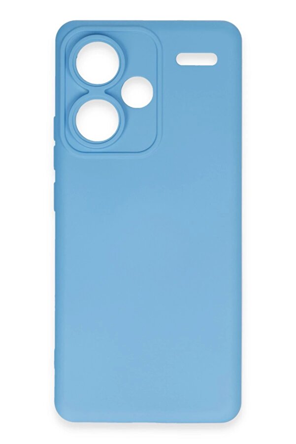 Xi̇aomi̇ Redmi̇ Note 13 Pro Plus Kılıf Nano İçi̇ Kadi̇fe Si̇li̇kon - Mavi̇ - Dropx6703-2852