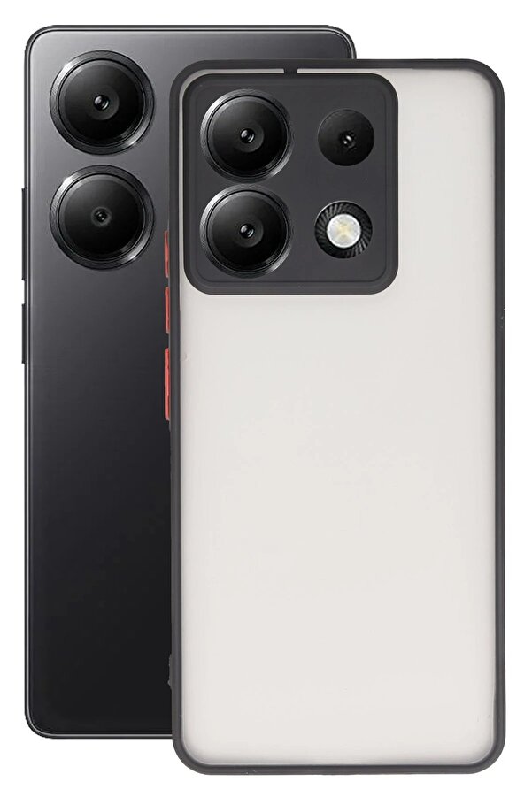 Xi̇aomi̇ Redmi̇ Note 13 Pro 5G Kılıf Montreal Si̇li̇kon Kapak - Kırmızı - Dropx1439-7687