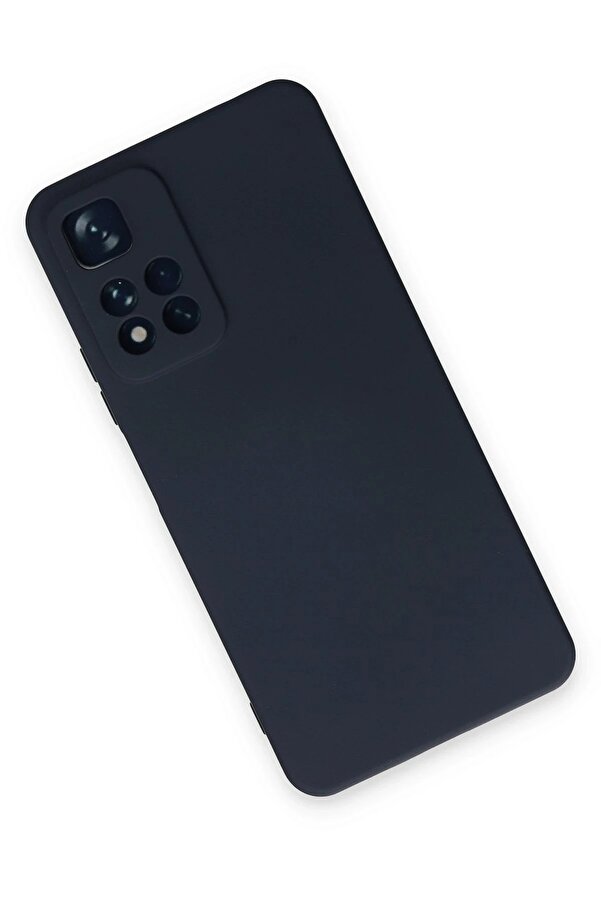 Xi̇aomi̇ Redmi̇ Note 11 Pro Plus 5G Kılıf Nano İçi̇ Kadi̇fe Si̇li̇kon - Laci̇vert - Dropx7256-9854