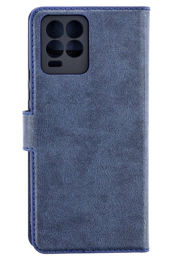 Realme 8 Pro Kılıf Trend S Plus Kapaklı Kılıf - Laci̇vert - Dropx8768-8394