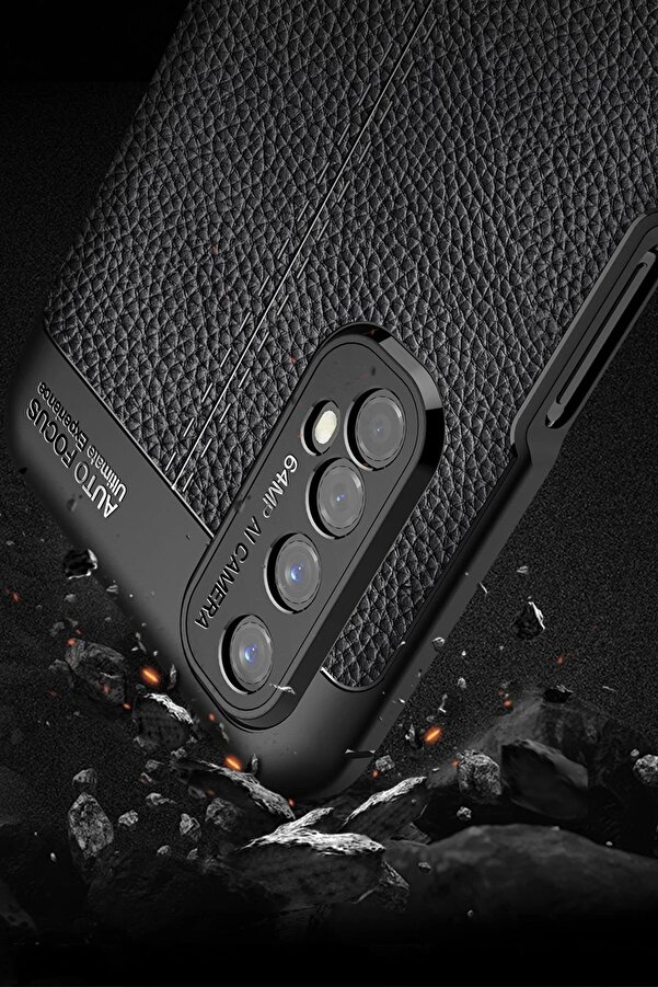 Realme 7 Kılıf Auto Focus Kapak - Laci̇vert - Dropx7567-9566