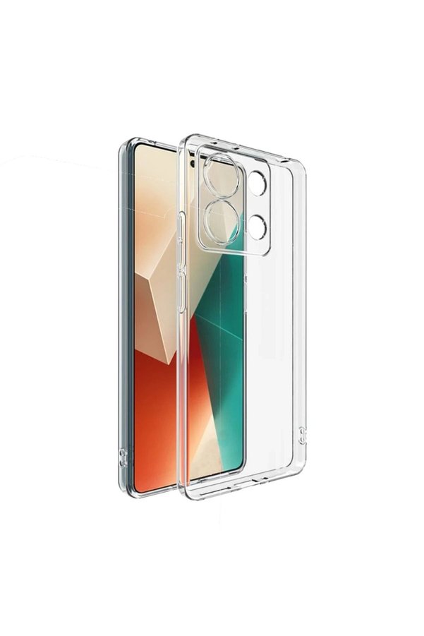 CepteToptan Xiaomi Redmi Note 13 4G Kılıf Lüx Şeffaf Silikon - DROPX9953-6362
