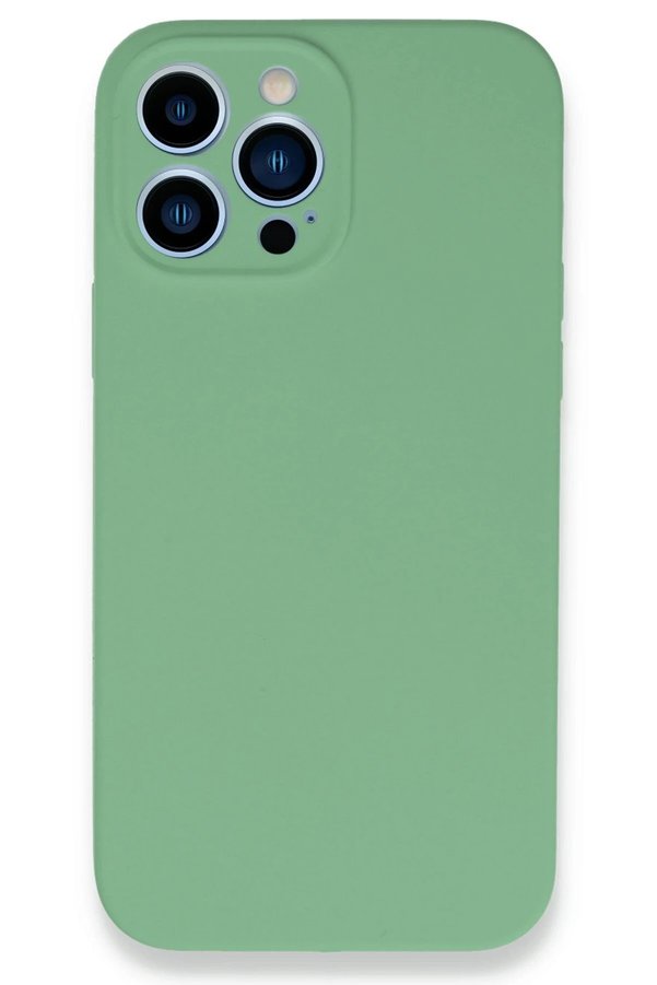 CepteToptan iPhone 13 Pro Kılıf Lansman Legant Silikon - Yeşil - DROPX6374-4145