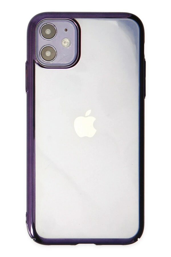 İphone 11 Kılıf Element Si̇li̇kon - Mor - Dropx9677-5004