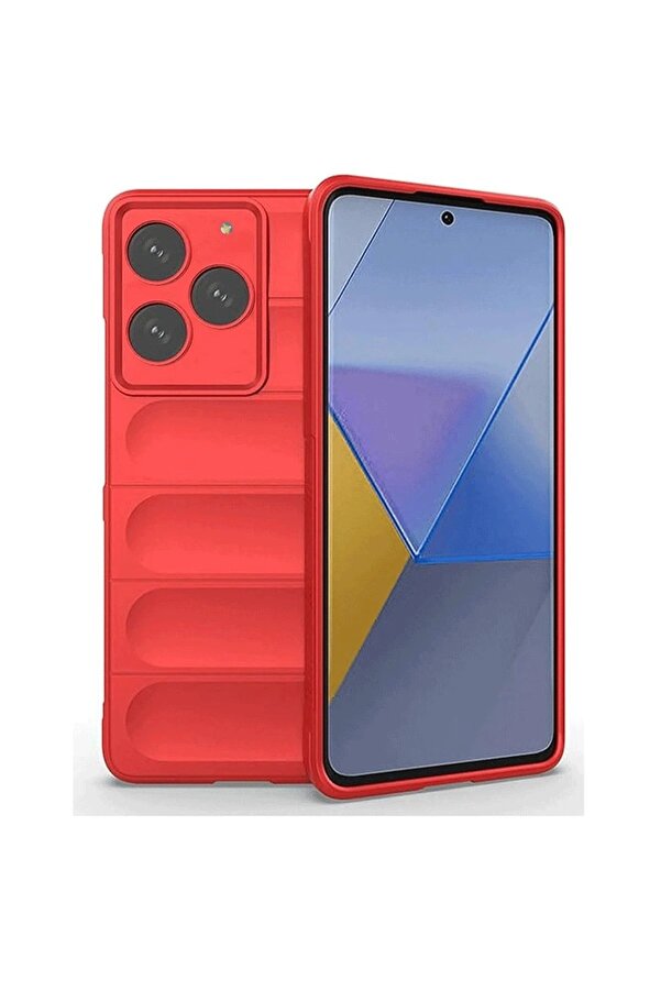 General Mobi̇le Era 50 Kılıf Opti̇mum Si̇li̇kon - Kırmızı - Dropx5794-2167