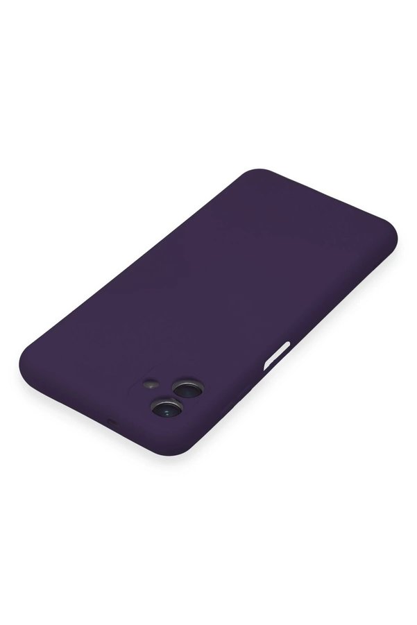 Samsung Galaxy A04E Kılıf Nano İçi̇ Kadi̇fe Si̇li̇kon - Mor - Dropx9218-6628