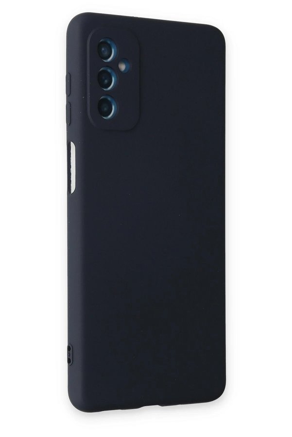 Samsung Galaxy M52 5G Kılıf Nano İçi̇ Kadi̇fe Si̇li̇kon - Laci̇vert - Dropx7763-1865