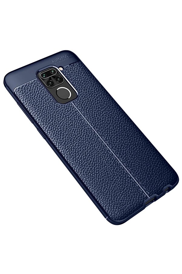 Xi̇aomi̇ Redmi̇ Note 9 Kılıf Auto Focus Kapak - Laci̇vert - Dropx2412-9735