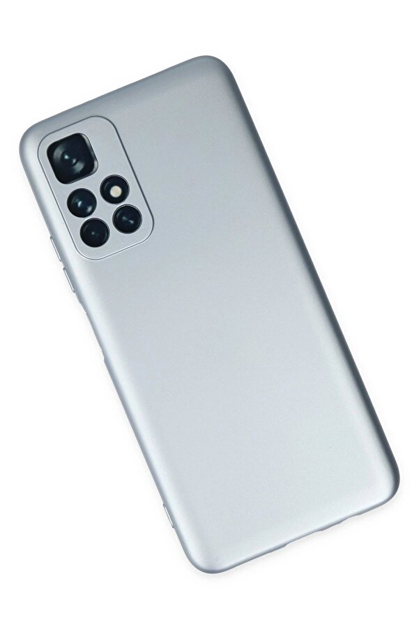 Xi̇aomi̇ Redmi̇ Note 11T Kılıf Nano İçi̇ Kadi̇fe Si̇li̇kon - Sky Blue - Dropx1291-1187
