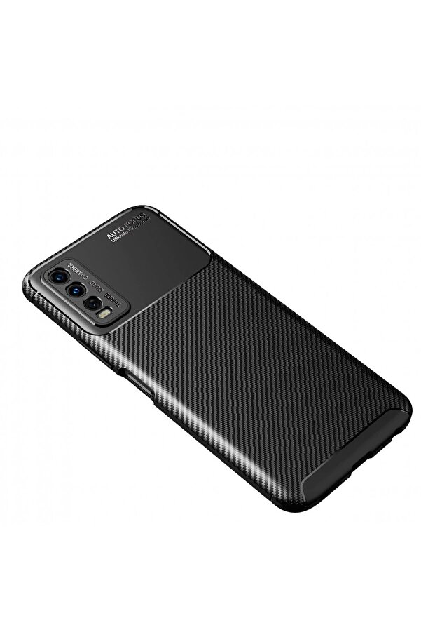 Vi̇vo Y11S Kılıf Auto Focus Karbon Kapak - Si̇yah - Dropx5733-3227