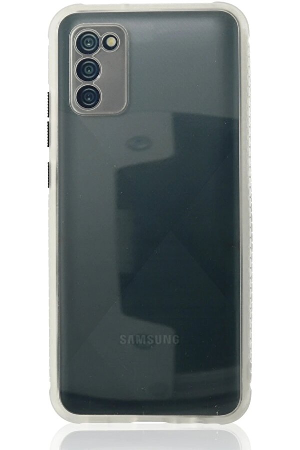 Samsung Galaxy A02S Kılıf Mi̇ami̇ Şeffaf Si̇li̇kon - Şeffaf - Dropx5011-8860
