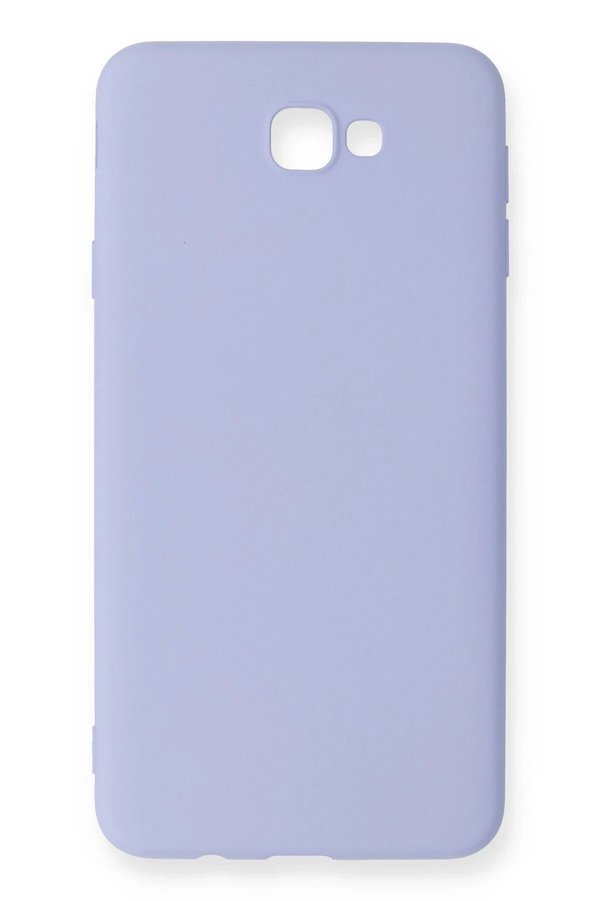 CepteToptan Samsung Galaxy J7 Prime Kılıf Nano içi Kadife Silikon - Lila - DROPX3337-2822