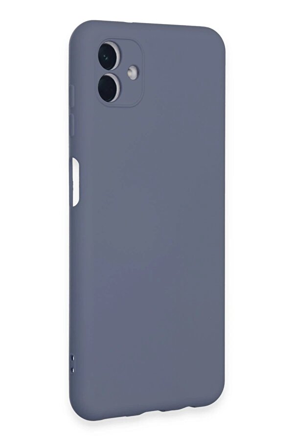 Samsung Galaxy A04E Kılıf Nano İçi̇ Kadi̇fe Si̇li̇kon - Gri̇ - Dropx7281-2692