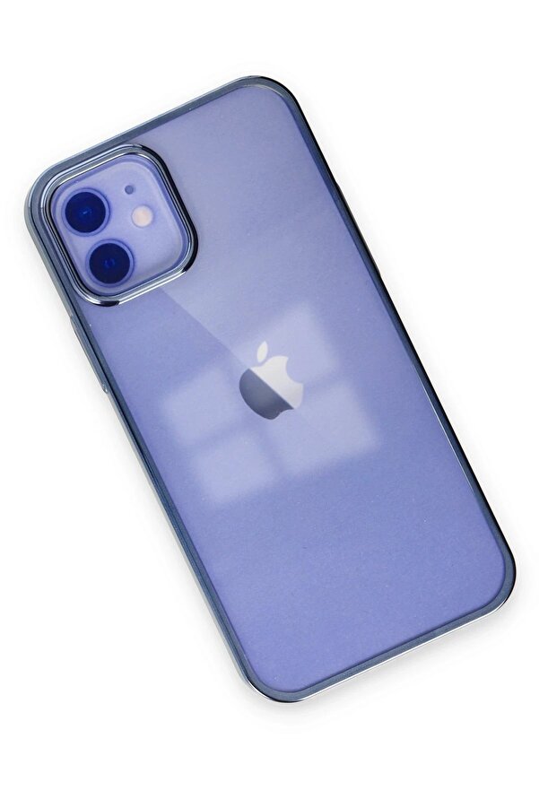 İphone 12 Kılıf Element Si̇li̇kon - Mavi̇ - Dropx3926-8171