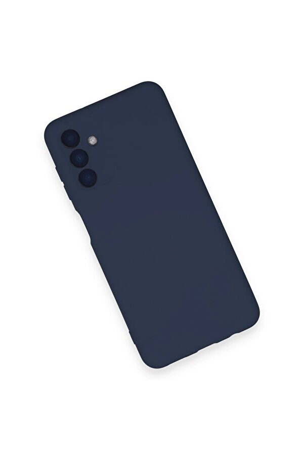 Samsung Galaxy A14 4G Kılıf Nano İçi̇ Kadi̇fe Si̇li̇kon - Laci̇vert - Dropx9910-5479