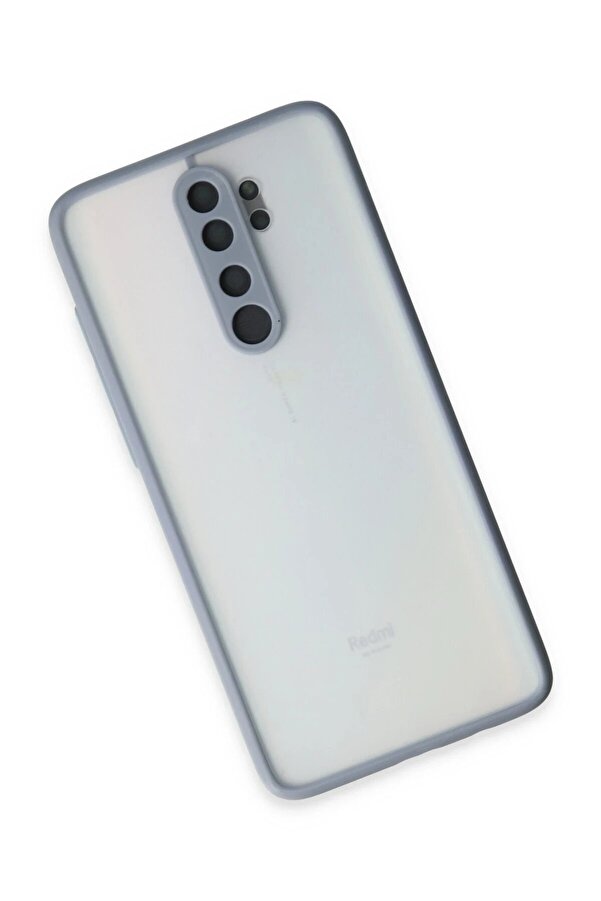 Xi̇aomi̇ Redmi̇ Note 8 Pro Kılıf Montreal Si̇li̇kon Kapak - Gri̇ - Dropx9796-6929