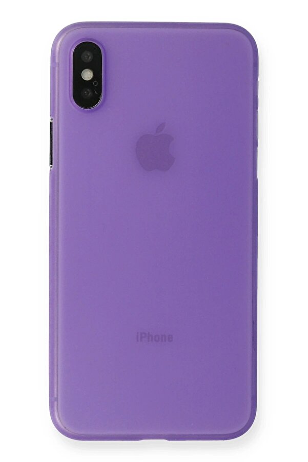 İphone Xs Max Kılıf Pp Ultra İnce Kapak - Mor - Dropx5362-5178