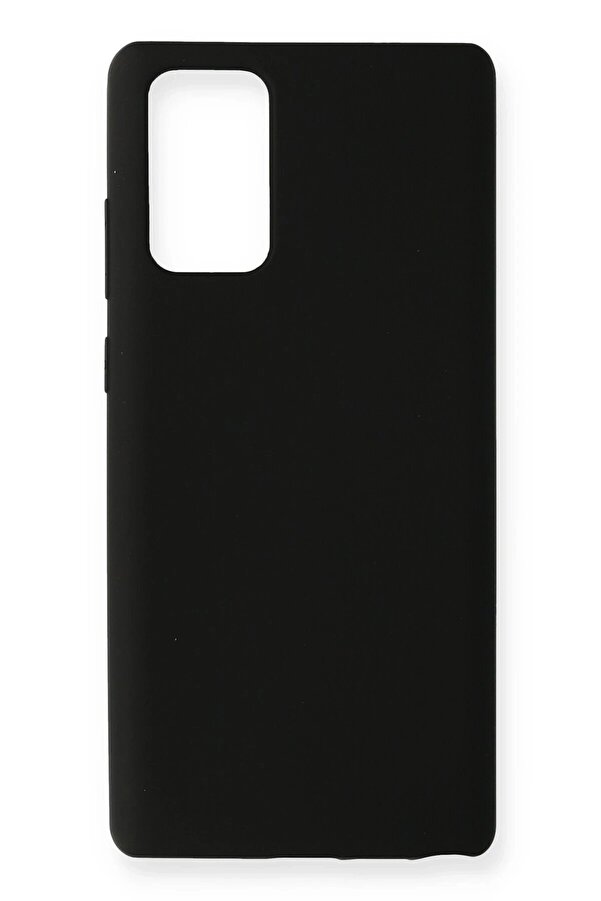Samsung Galaxy Note 20 Kılıf Nano İçi̇ Kadi̇fe Si̇li̇kon - Si̇yah - Dropx7582-4556