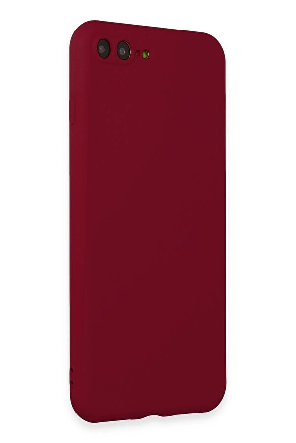 Newface İphone 7 Plus Kılıf Fi̇rst Si̇li̇kon - Bordo