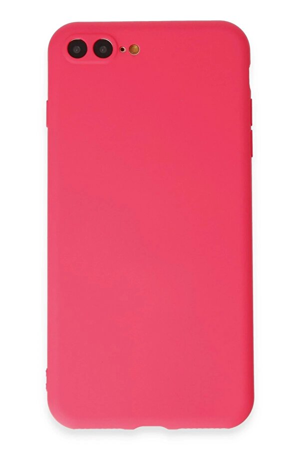İphone 7 Plus Kılıf Fi̇rst Si̇li̇kon - Pembe - Dropx4366-3629