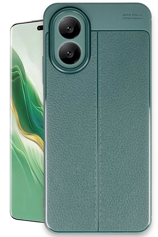 Oppo A38 Kılıf Auto Focus Kapak - Koyu Yeşi̇l - Dropx2039-7606