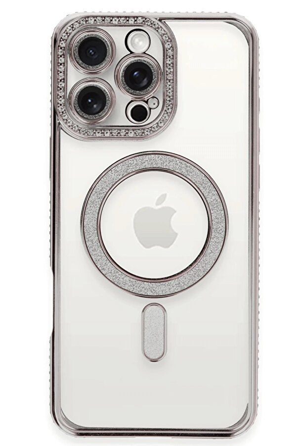 İphone 16 Pro Kılıf Joke Si̇mli̇ Magneti̇csafe Kılıf - Pembe - Dropx4828-5099