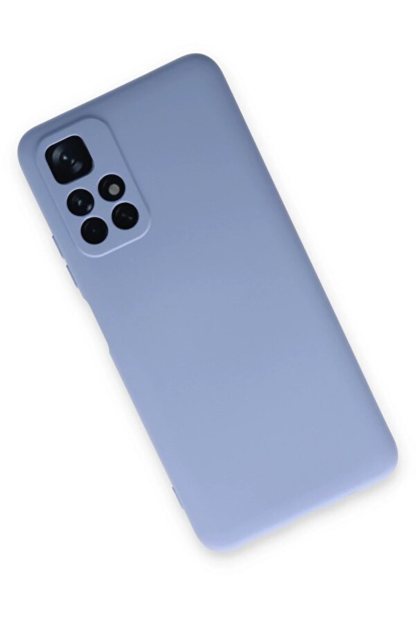 Xi̇aomi̇ Redmi̇ Note 11T Kılıf Nano İçi̇ Kadi̇fe Si̇li̇kon - Li̇la - Dropx7910-8794