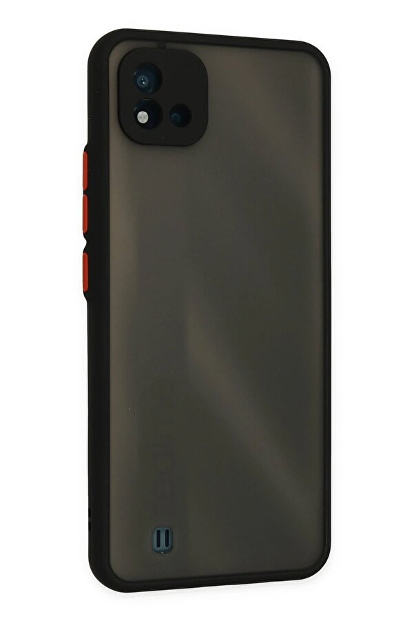 Realme C11 2021 Kılıf Montreal Si̇li̇kon Kapak - Si̇yah - Dropx5951-4546