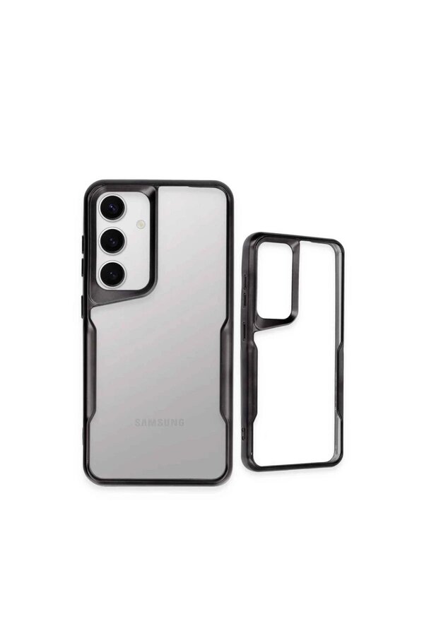 Samsung Galaxy A35 5G Kılıf Boyi̇ Si̇li̇kon Kapak - Gümüş - Dropx3948-7302
